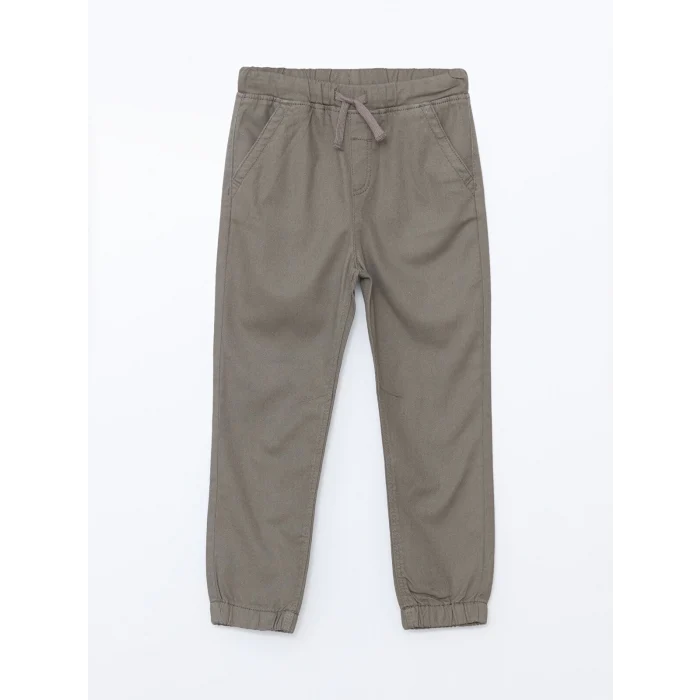 LCW Kids HAKİ Beli Lastikli Erkek Çocuk Jogger Pantolon