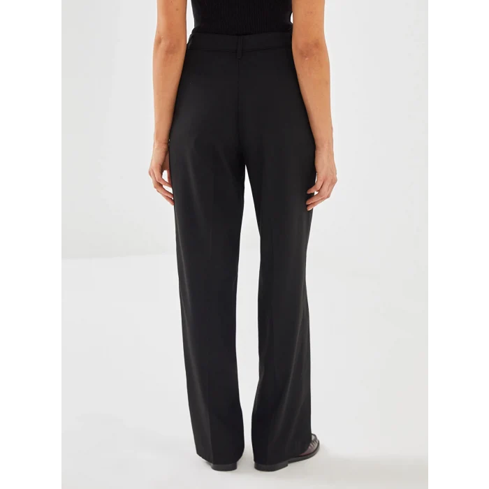 LCW Vision SİYAH Dar Fit Geniş Paça Kadın Pantolon