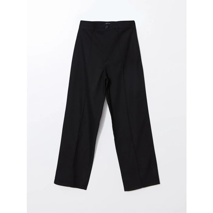 LCW Vision SİYAH Dar Fit Geniş Paça Kadın Pantolon