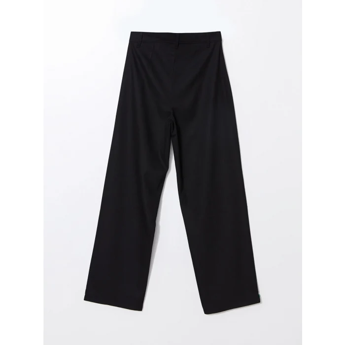 LCW Vision SİYAH Dar Fit Geniş Paça Kadın Pantolon