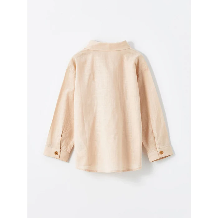 LCW Kids PEMBE Basic Erkek Çocuk Gömlek ve Pantolon 2li