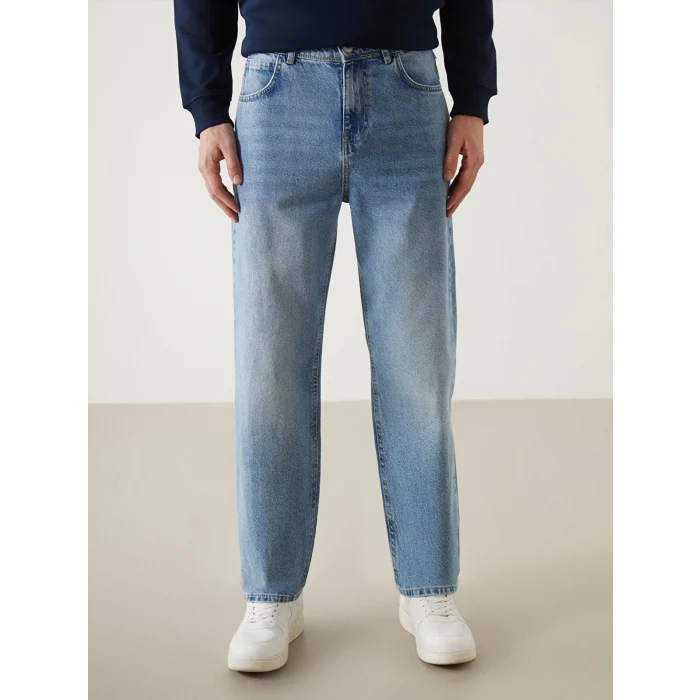 LCW Jeans İNDİGO Baggy Fit Erkek Jean Pantolon