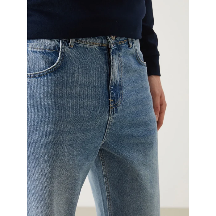 LCW Jeans İNDİGO Baggy Fit Erkek Jean Pantolon