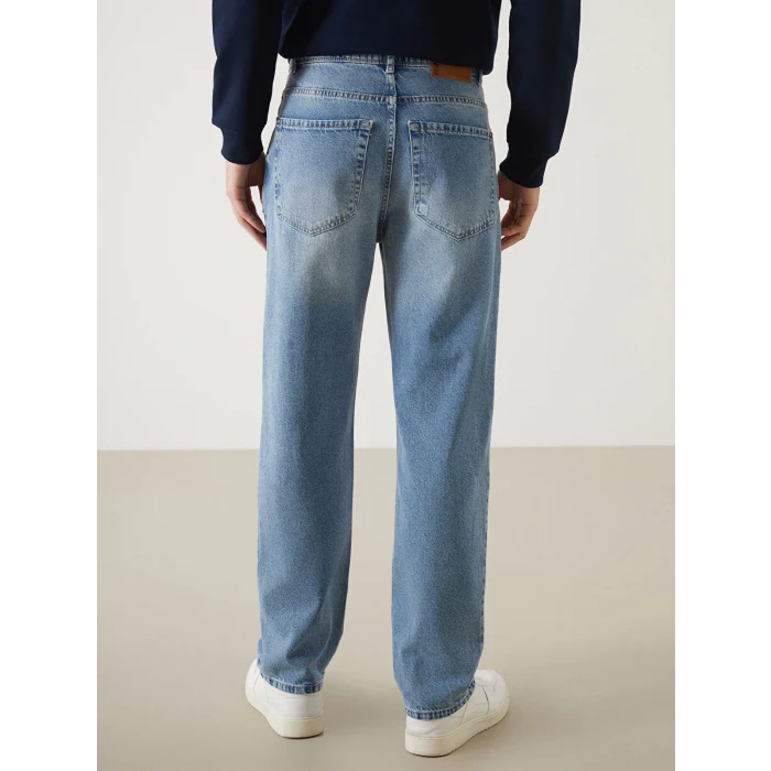 LCW Jeans İNDİGO Baggy Fit Erkek Jean Pantolon