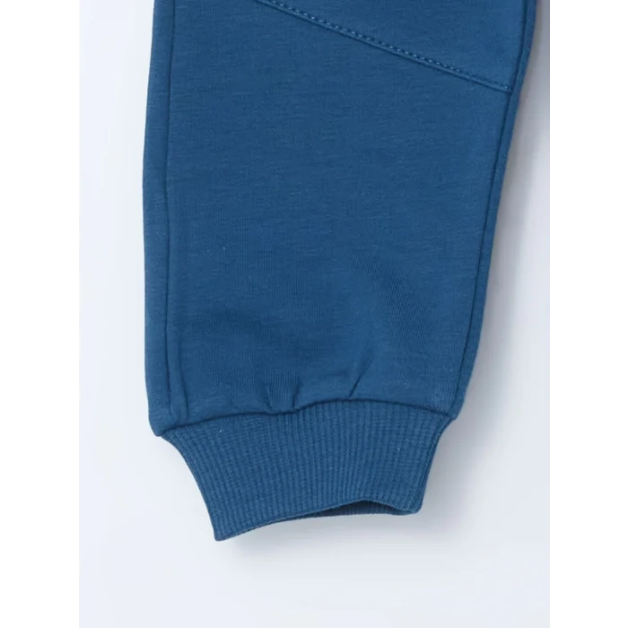 LCW baby EKRU Bisiklet Yaka Baskılı Erkek Bebek Sweatshirt ve Eşofman Alt 2li