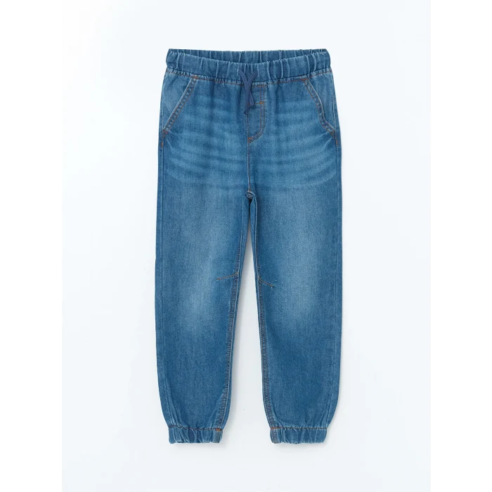 LCW Kids İNDİGO Beli Lastikli Erkek Çocuk Jean Pantolon