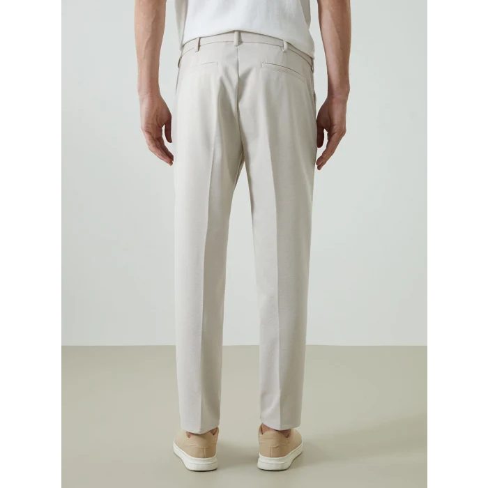 LCWAIKIKI Basic BEJ Dar Kalıp Erkek Chino Pantolon