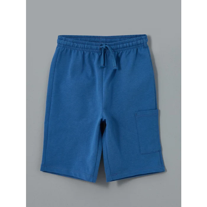 LCW Kids EKRU Bisiklet Yaka Dinazor Baskılı Erkek Çocuk Tişört ve Şort 2li