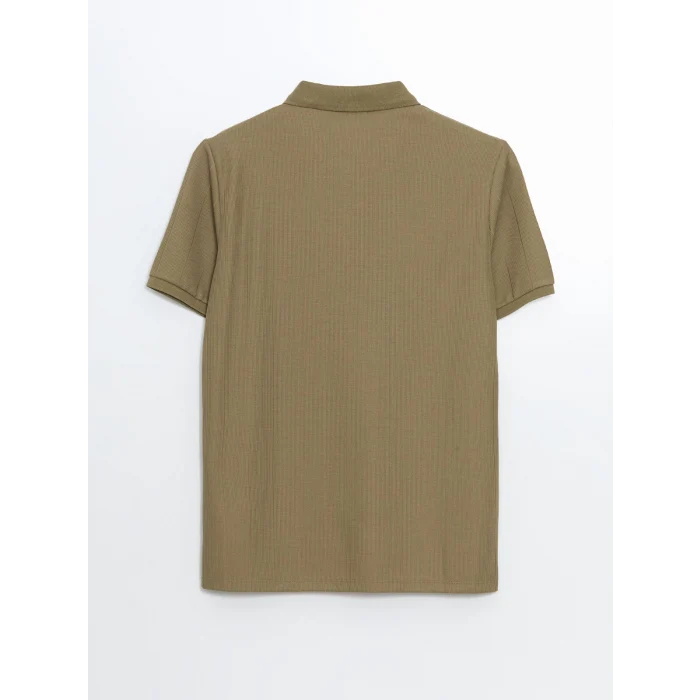 LCW Vision YEŞİL Polo Yaka Kısa Kollu Erkek Tişört