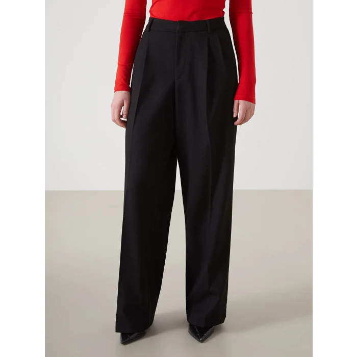 LCW Vision SİYAH Loose Fit Kadın Pantolon