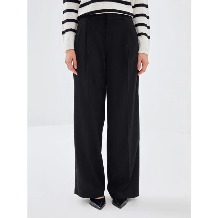 LCW Vision SİYAH Loose Fit Kadın Pantolon