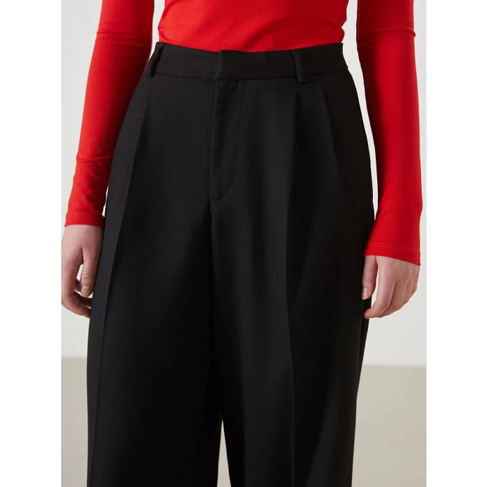 LCW Vision SİYAH Loose Fit Kadın Pantolon