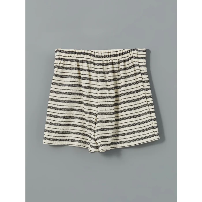 LCW Kids EKRU Bisiklet Yaka Kız Çocuk Tişört ve Şort Etek