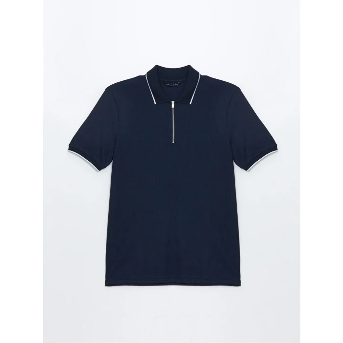 LCWAIKIKI Classic LACİVERT Polo Yaka Kısa Kollu Erkek Tişört
