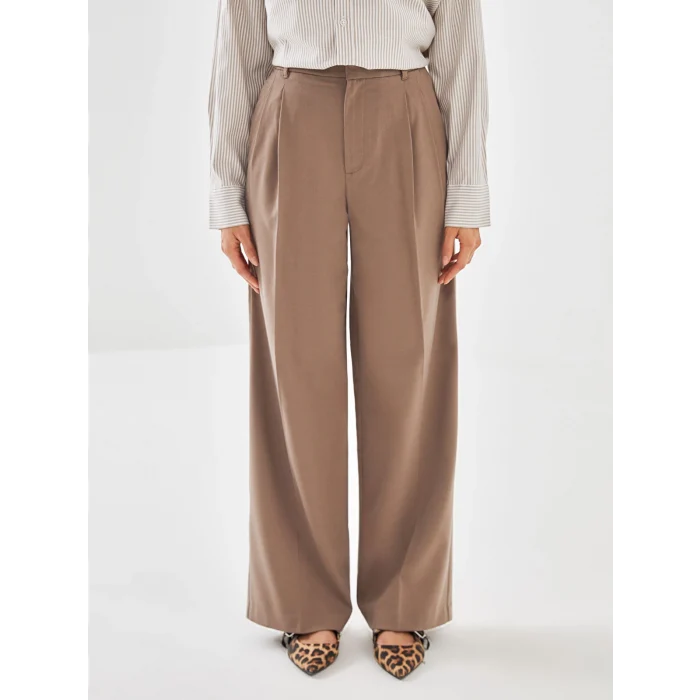 LCW Vision BEJ Loose Fit Kadın Pantolon