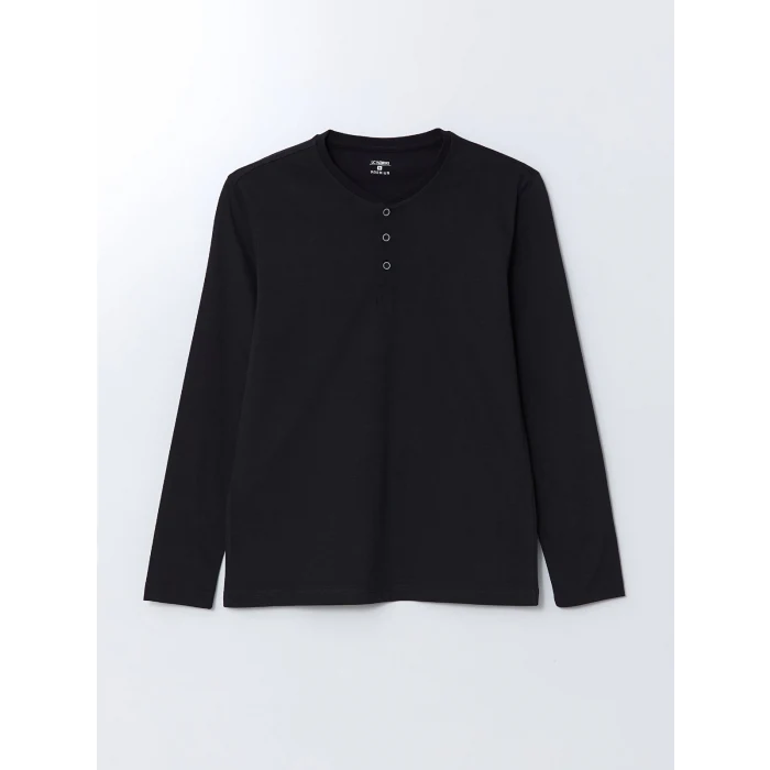 LC WAIKIKI LACİVERT Standart Kalıp Erkek Pijama Takımı