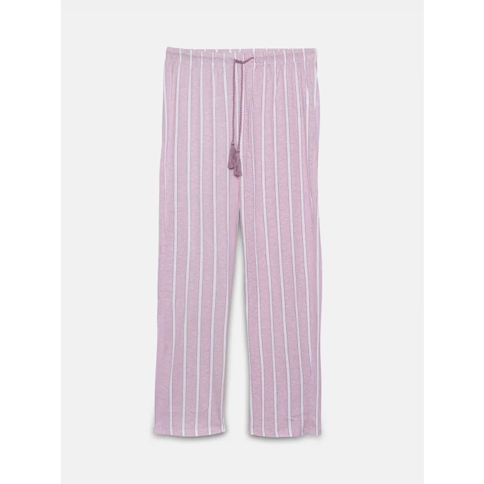 LCW DREAM PEMBE Bisiklet Yaka Kadın Pijama Takımı