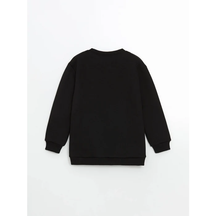 LCW Kids EKRU Bisiklet Yaka Baskılı Erkek Çocuk Sweatshirt 2li