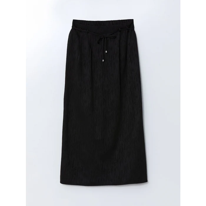 LCW Grace SİYAH Loose Fit A Kesim Kadın Etek