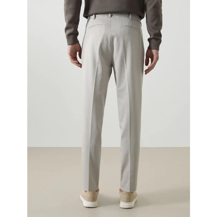 LCWAIKIKI Basic BEJ Dar Kalıp Erkek Chino Pantolon