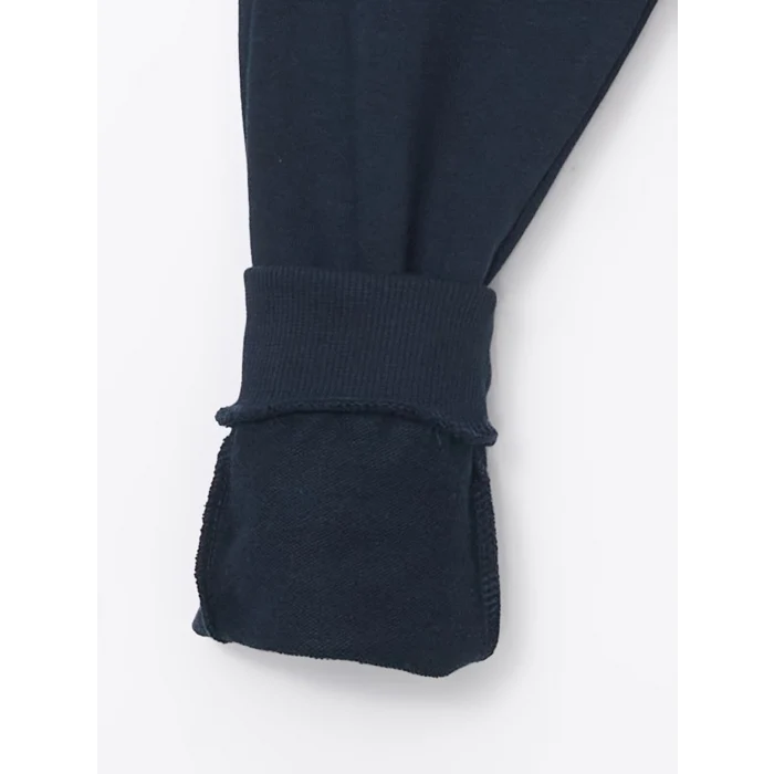 LCW Kids BEYAZ Bisiklet Yaka Baskılı Erkek Çocuk Sweatshirt ve Eşofman Alt 2li