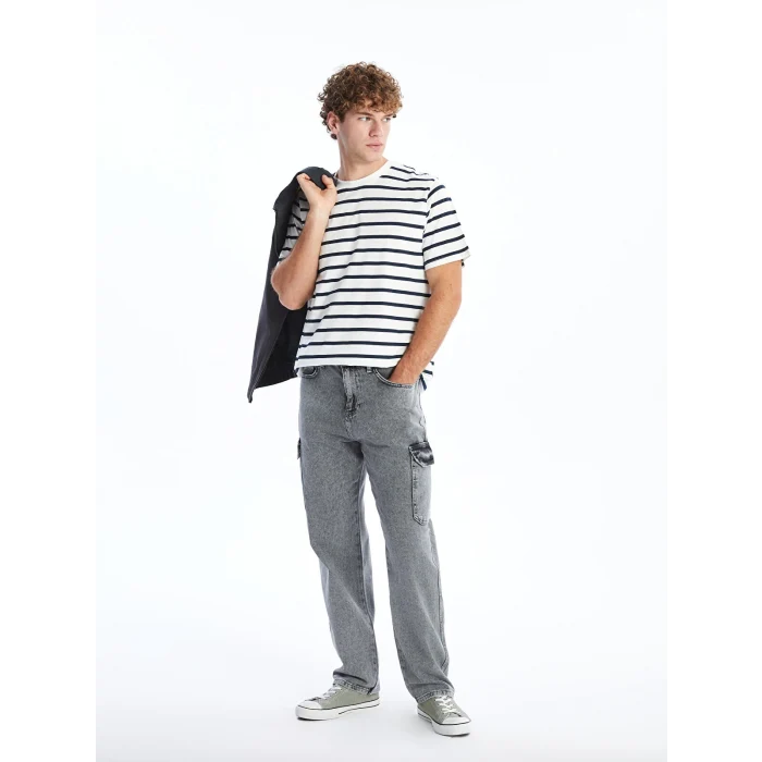 XSIDE GRİ Baggy Fit Erkek Jean Pantolon