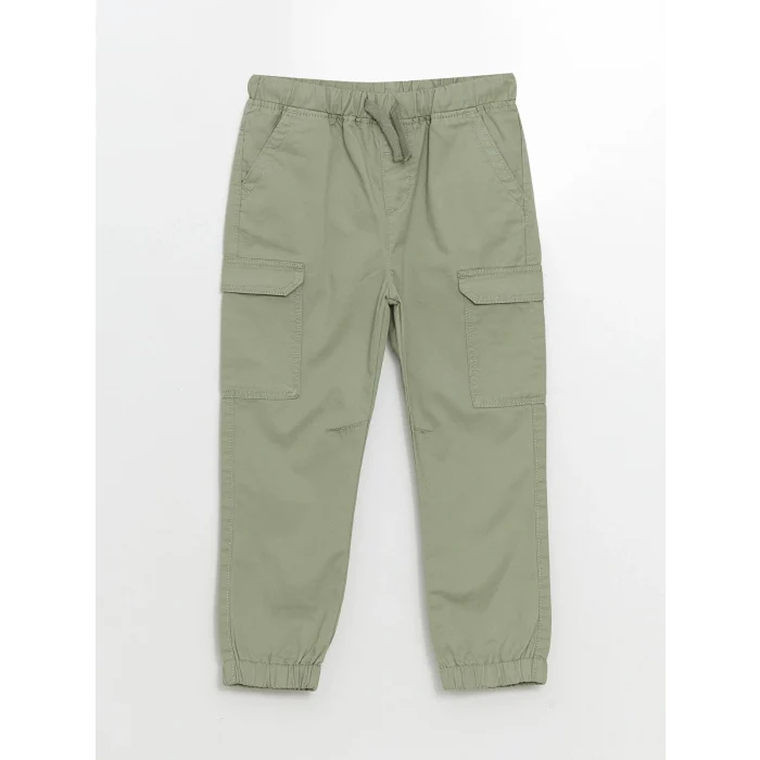 LCW Kids YEŞİL Beli Lastikli Erkek Çocuk Jogger Pantolon