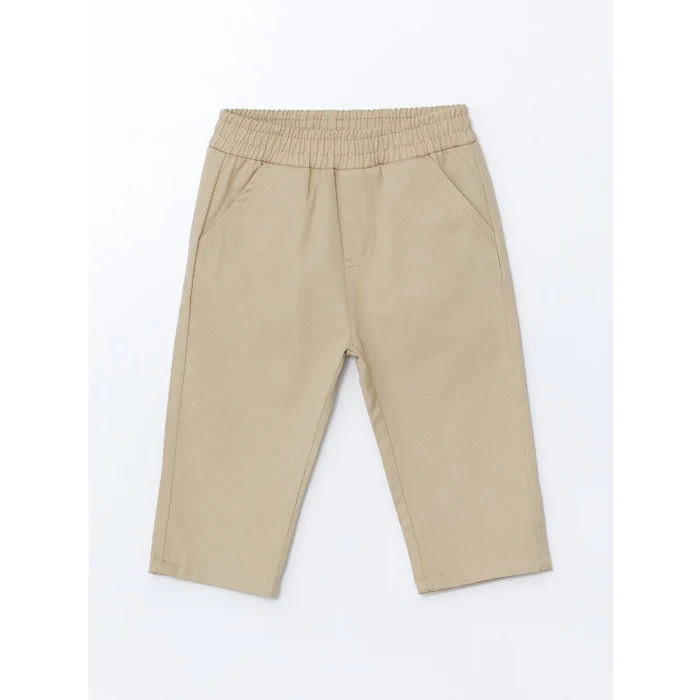 LCW baby MAVİ Hakim Yaka Erkek Bebek Gömlek ve Pantolon 2li