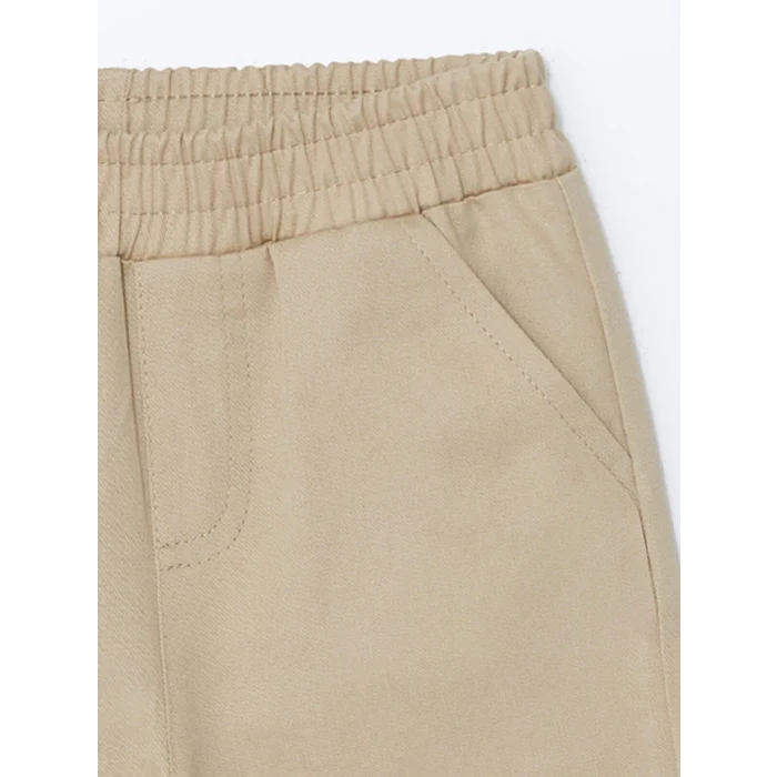 LCW baby MAVİ Hakim Yaka Erkek Bebek Gömlek ve Pantolon 2li