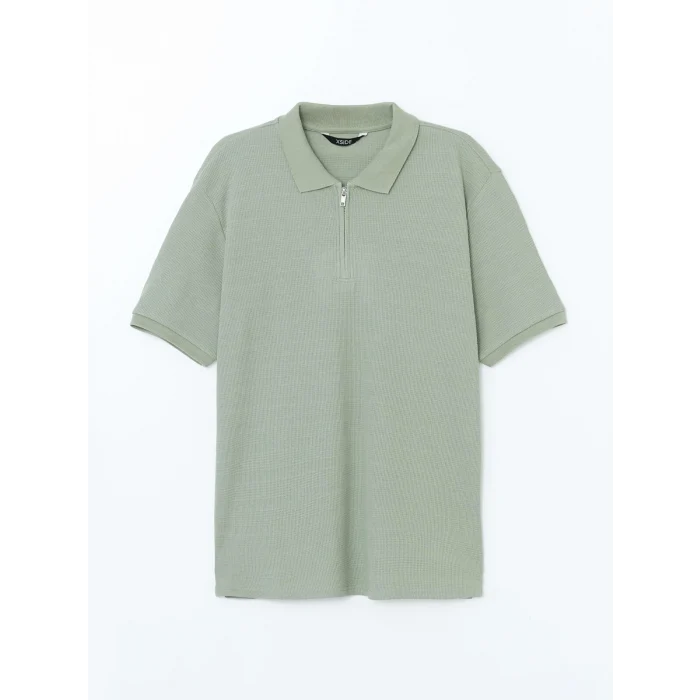 XSIDE YEŞİL Polo Yaka Kısa Kollu Erkek Tişört