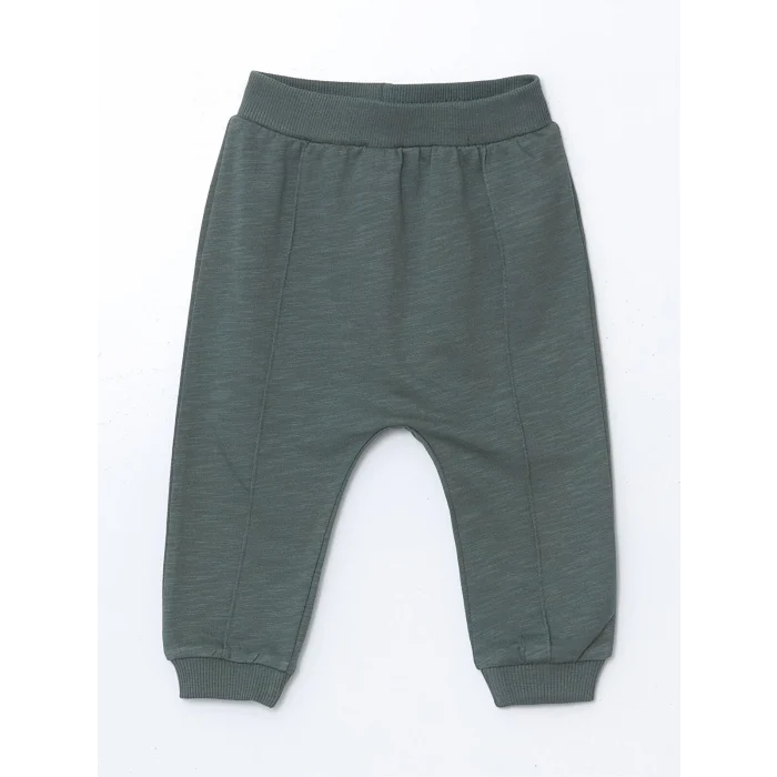 LCW baby EKRU Bisiklet Yaka Baskılı Erkek Bebek Sweatshirt ve Eşofman Alt 2li