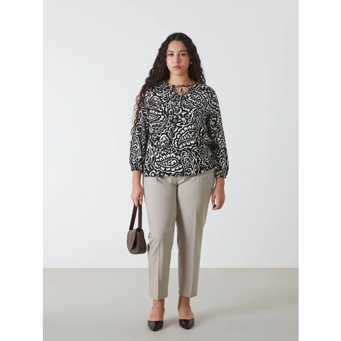 LCWAIKIKI Classic BEJ Loose Fit Kadın Pantolon