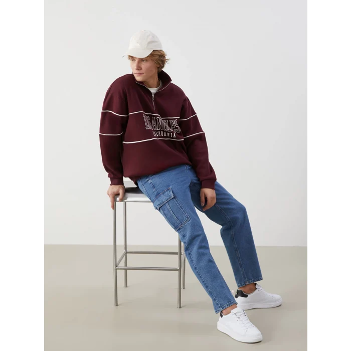 XSIDE İNDİGO Baggy Fit Erkek Jean Pantolon