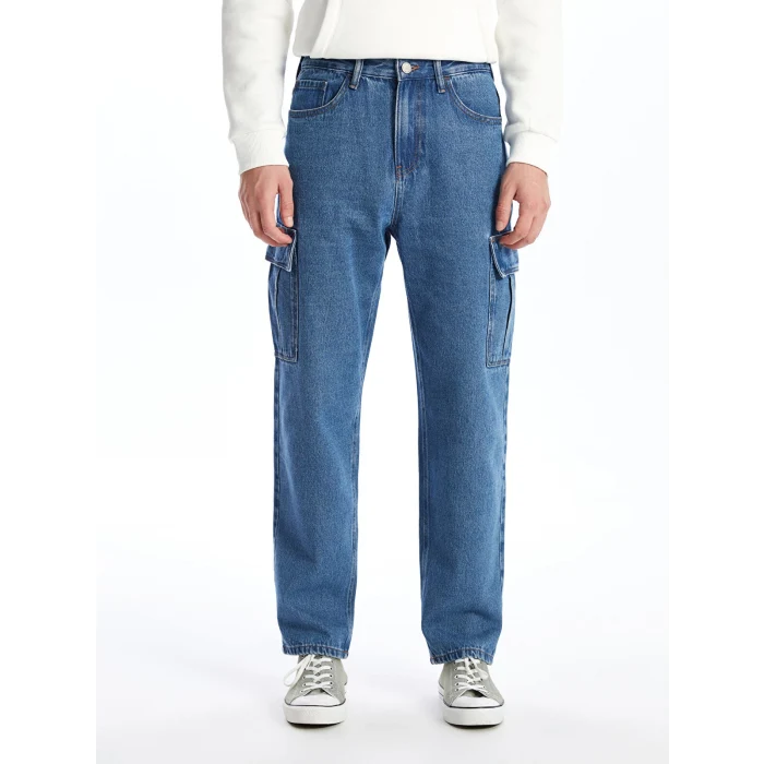 XSIDE İNDİGO Baggy Fit Erkek Jean Pantolon