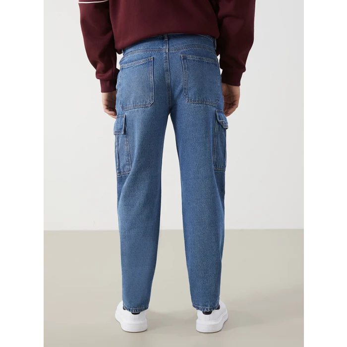 XSIDE İNDİGO Baggy Fit Erkek Jean Pantolon