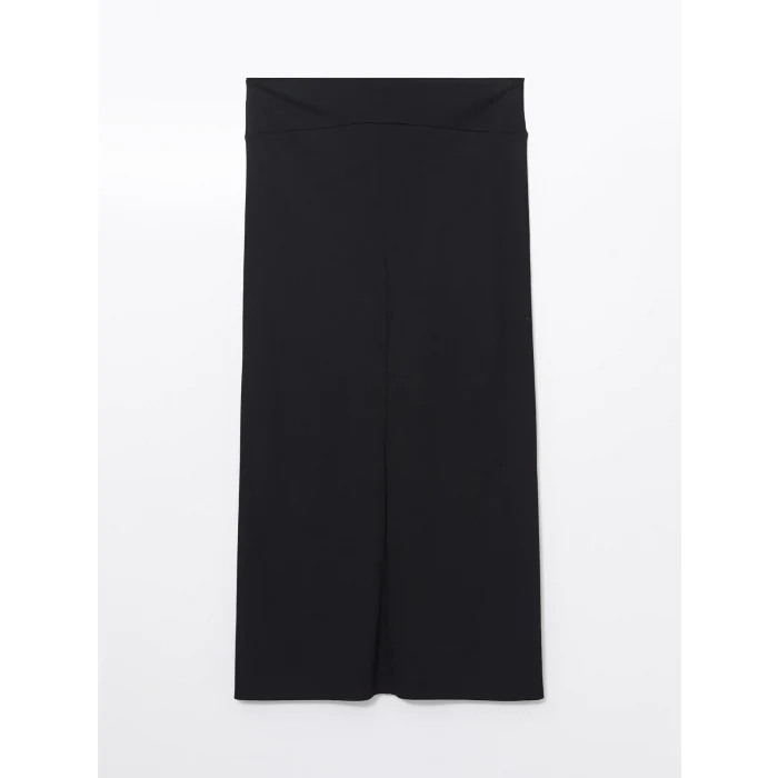 LCW Grace SİYAH Beli Fermuarlı A Kesim Kadın Etek