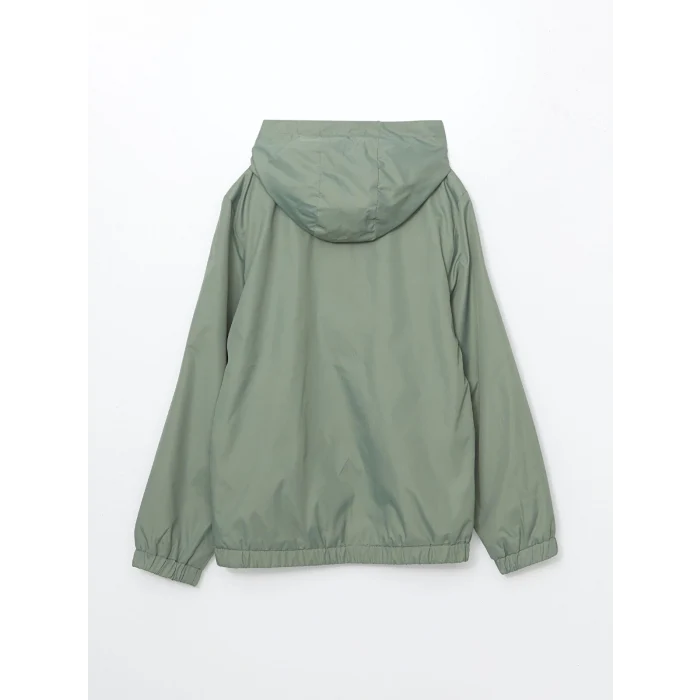 LCW Kids YEŞİL Kapüşonlu Erkek Çocuk Mont