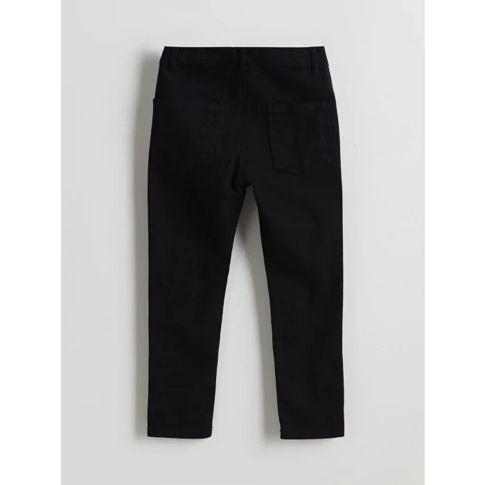 LCW Kids SİYAH Beli Ayarlanabilir Erkek Çocuk Pantolon