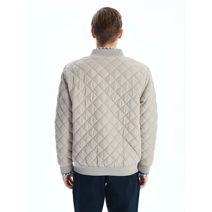 LCWAIKIKI Classic GRİ Standart Kalıp Kolej Yaka Çift Taraflı Erkek Mont