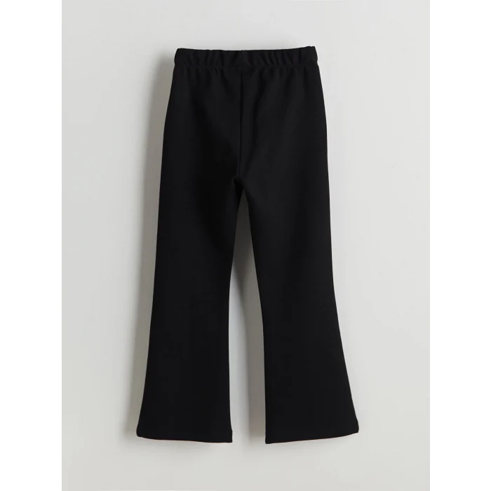 LCW Kids BEJ Bisiklet Yaka Kız Çocuk Bluz ve Tayt Pantolon 2li