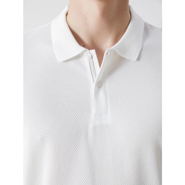 LCW Vision EKRU Polo Yaka Kısa Kollu Erkek Tişört