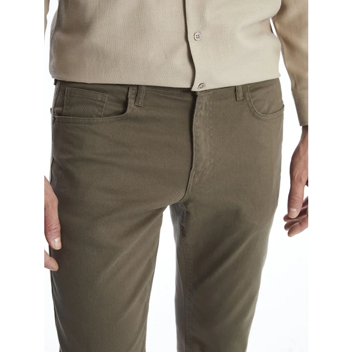 LCWAIKIKI Basic KAHVERENGİ Dar Kalıp Erkek Chino Pantolon