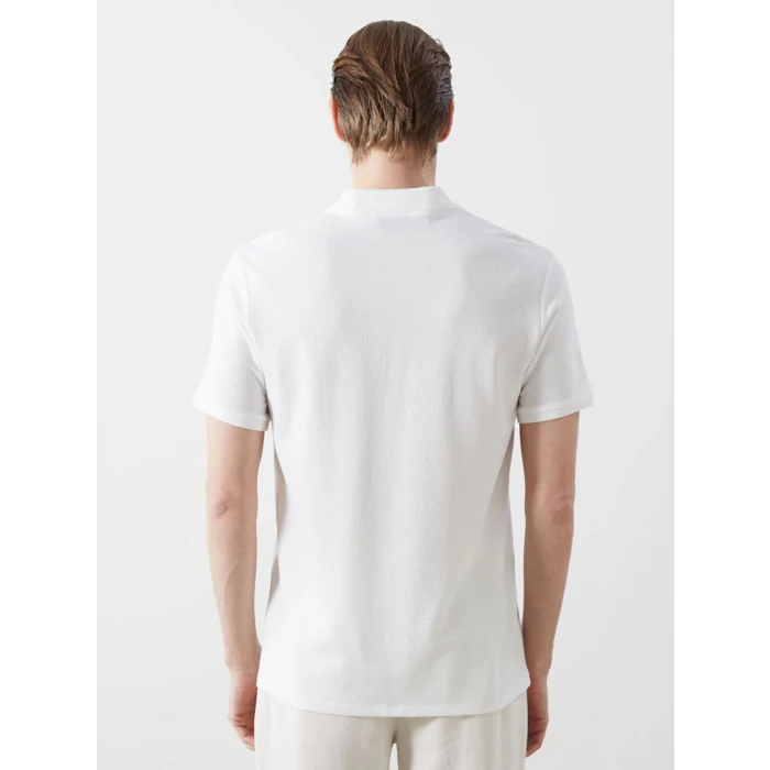 LCW Vision EKRU Polo Yaka Kısa Kollu Erkek Tişört