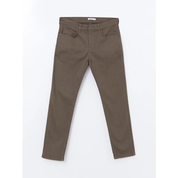 LCWAIKIKI Basic KAHVERENGİ Dar Kalıp Erkek Chino Pantolon