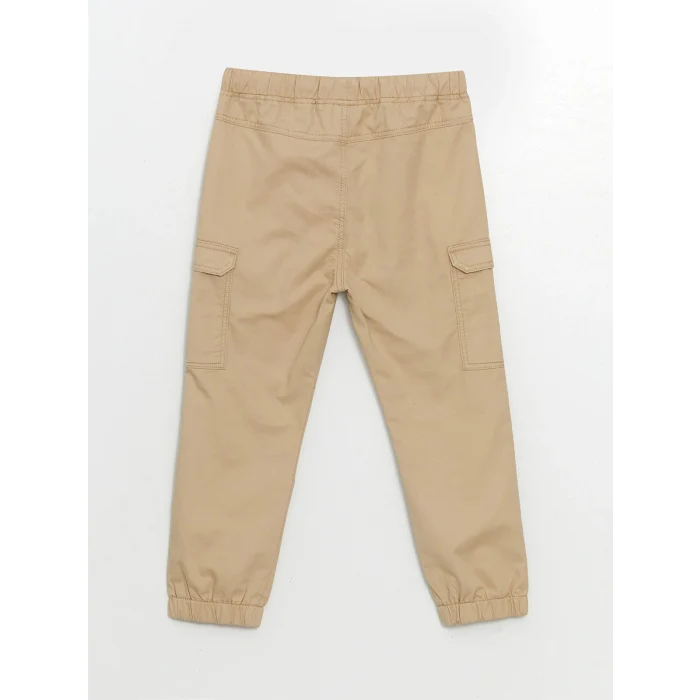LCW Kids BEJ Beli Lastikli Erkek Çocuk Jogger Pantolon