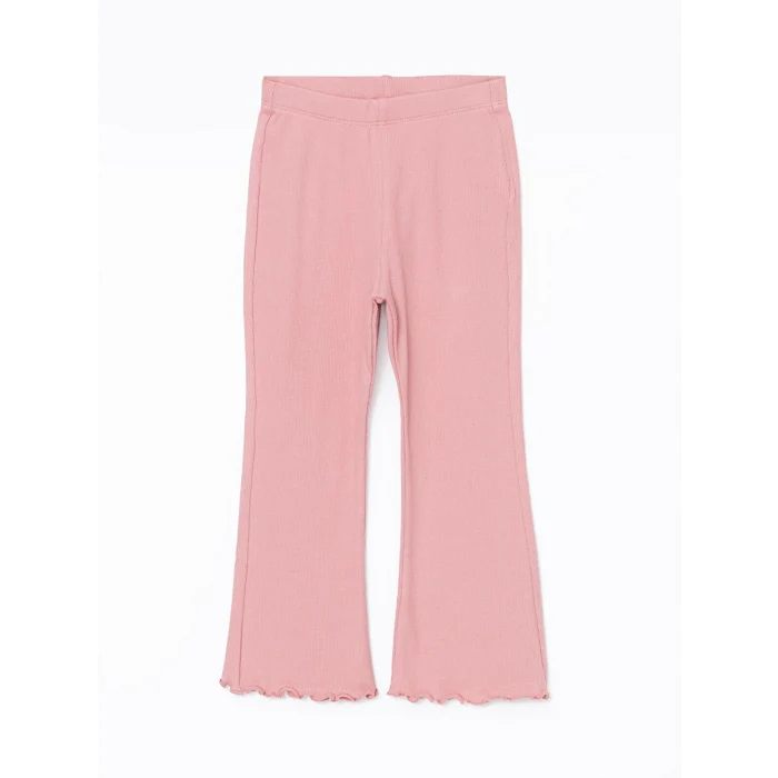 LCW Kids EKRU Fırfırlı Kız Bebek Tişört ve Tayt 2li