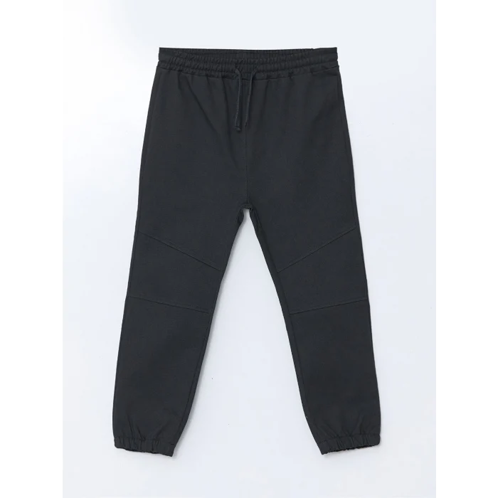 LCW Kids BORDO Polo Yaka Nakışlı Erkek Çocuk Sweatshirt ve Eşofman Alt 2li Takım