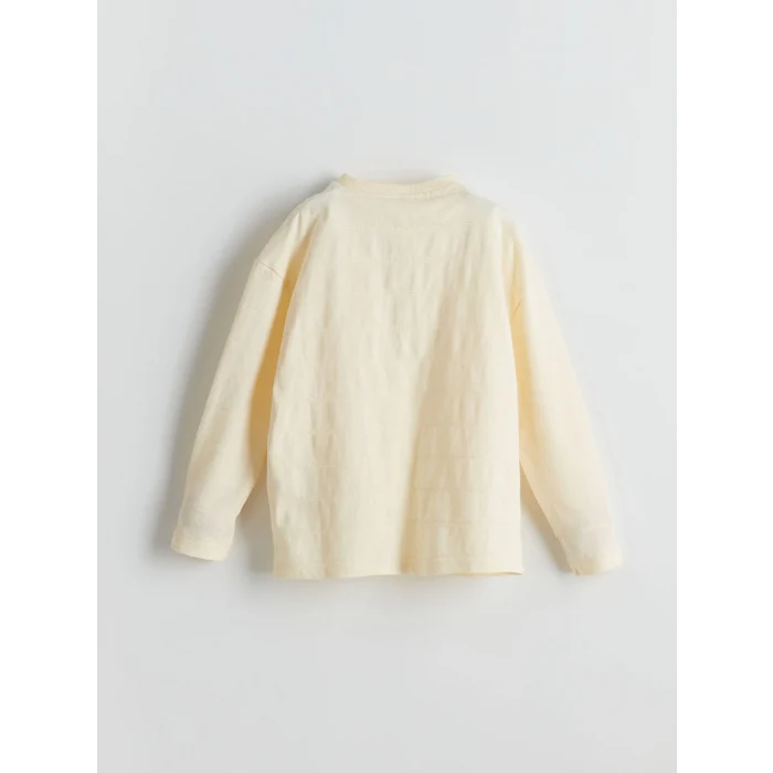 LCW Kids BEJ Bisiklet Yaka Erkek Çocuk Tişört ve Pantolon 2li