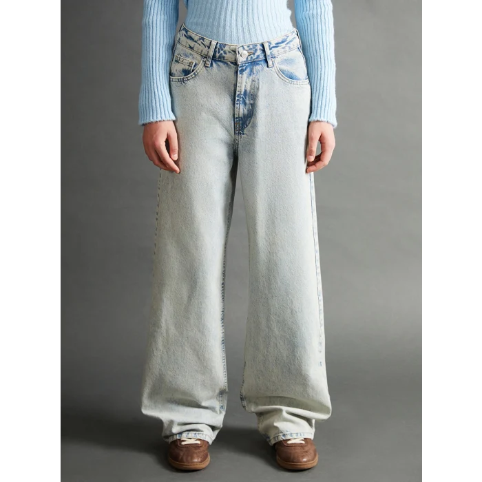 XSIDE MAVİ Wideleg Kadın Jean Pantolon