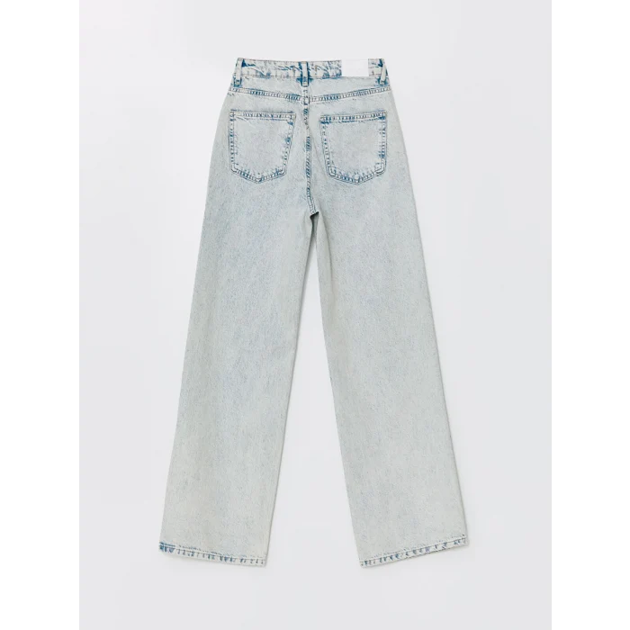 XSIDE MAVİ Wideleg Kadın Jean Pantolon